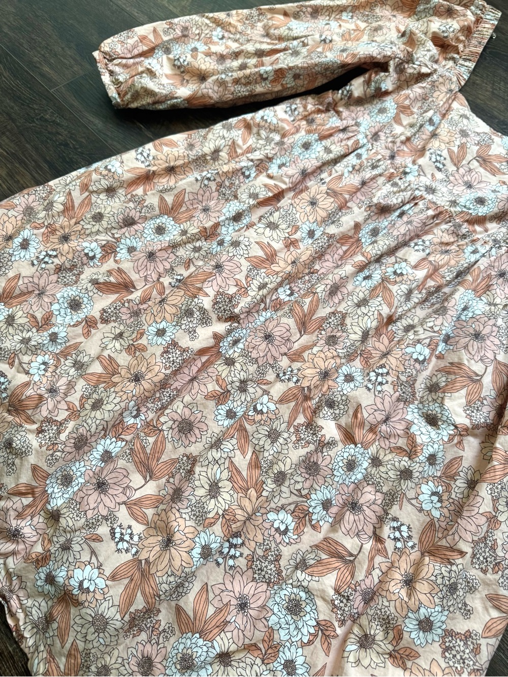 J.Crew Squareneck Cotton Poplin Dress in Zinnia Floral XL - Picture 6 of 9